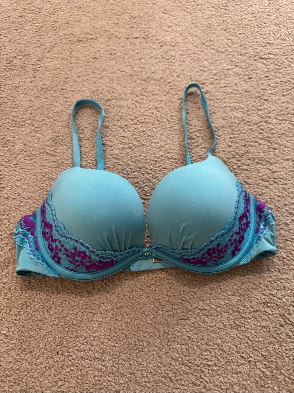Victoria’s Secret Lace-Trim Push-Up Bra
